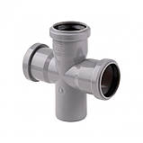 Хрестовина каналізаційна TA Sewage 50, 90°, фото 3