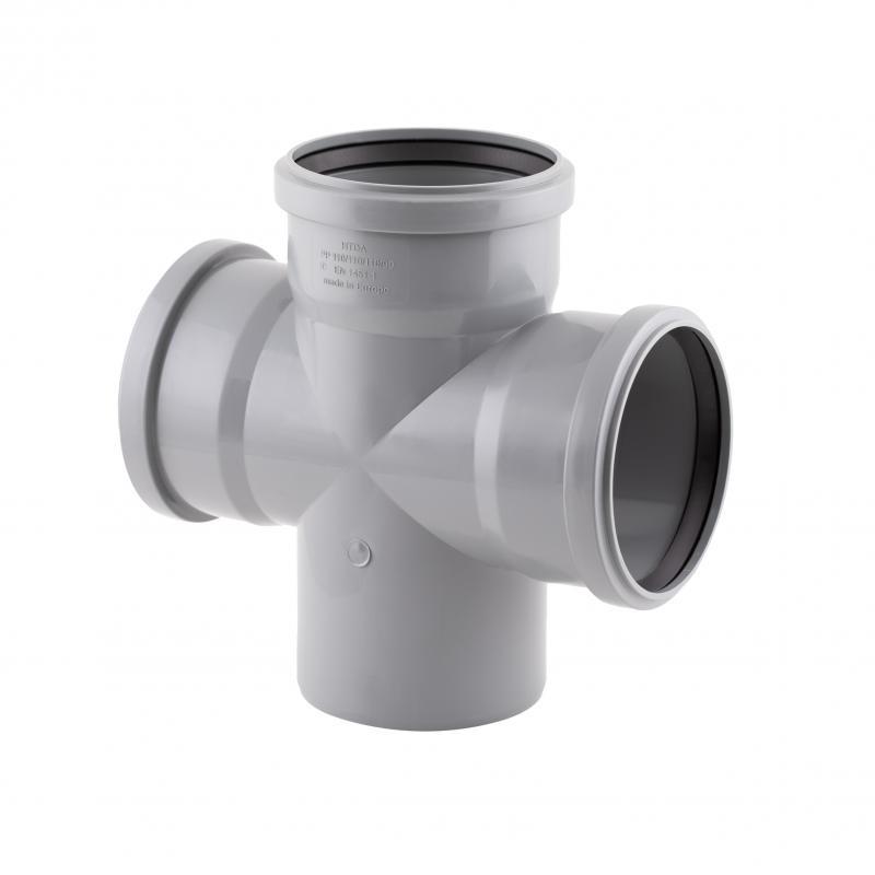 Хрестовина каналізаційна TA Sewage 110 90°, фото 1