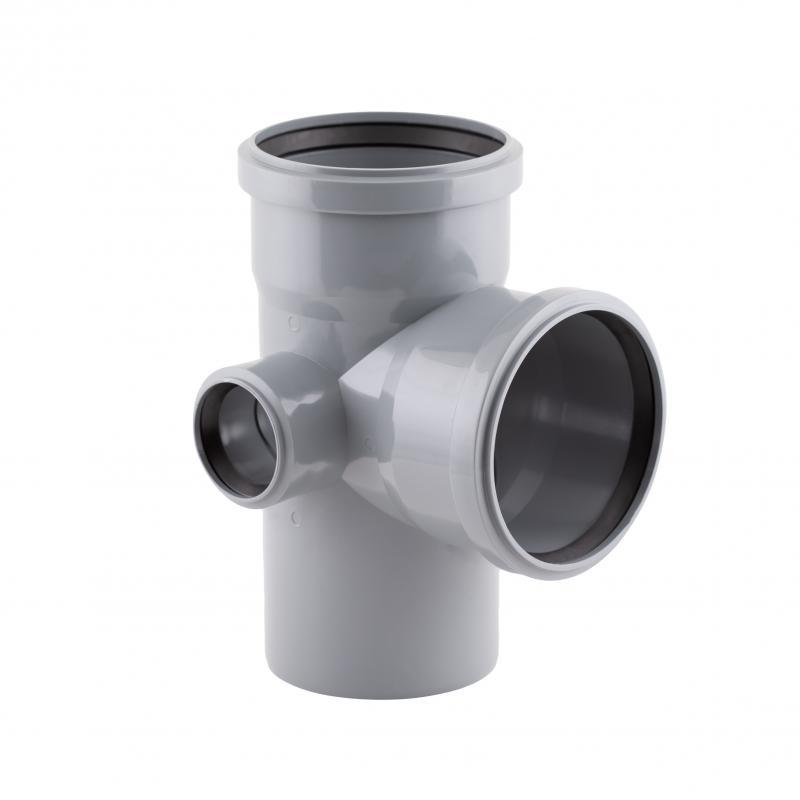 Хрестовина каналізаційна TA Sewage 110х110х110х50, 90° (ліва), фото 1