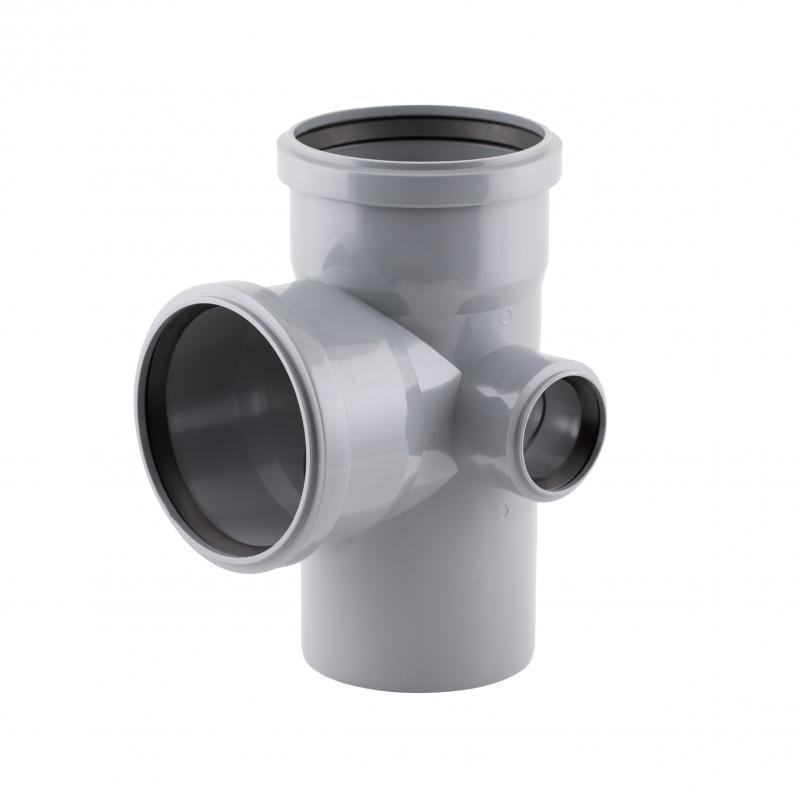 Хрестовина каналізаційна TA Sewage 110х110х110х50, 90° (права), фото 1