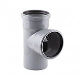 Хрестовина каналізаційна TA Sewage 110х110х110х50, 90° (права), фото 3