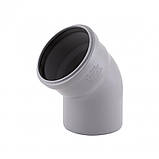 Коліно PPR каналізаційне TA Sewage 110, 45°, фото 3