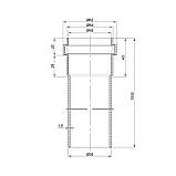 Труба PPR каналізаційна TA Sewage 50х2, 1 м, фото 2