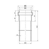 Труба PPR каналізаційна TA Sewage 50х2, 1,5 м, фото 2