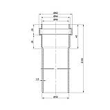 Труба PPR каналізаційна TA Sewage 50х2, 2 м, фото 2