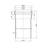 Труба PPR каналізаційна TA Sewage 110х2,7, 1,5 м, фото 2