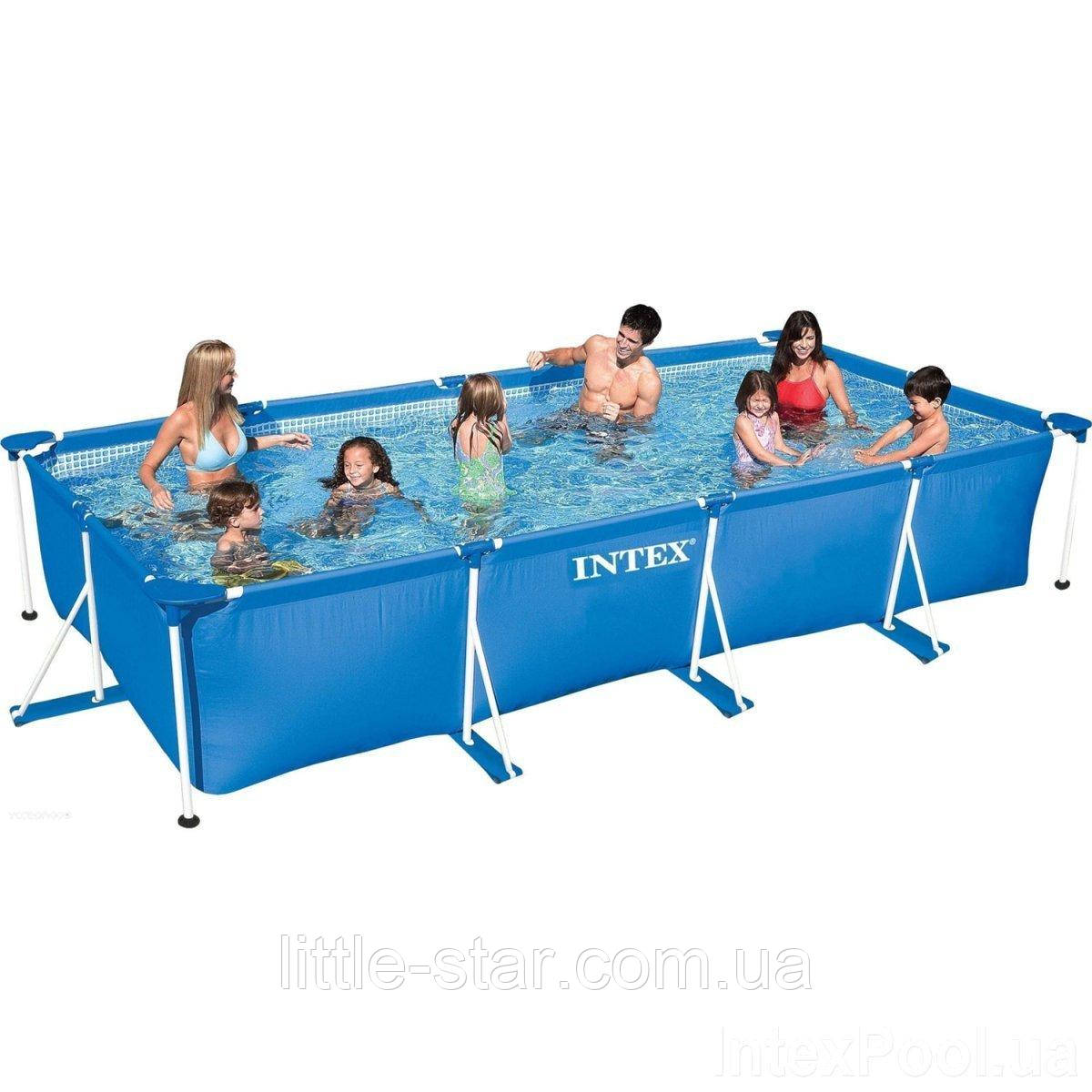 Каркасний басейн Intex 28273, 450 х 220 х 84 см, 7 127 л