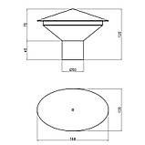 Грибок вентиляційний PPR TA Sewage 50, фото 2