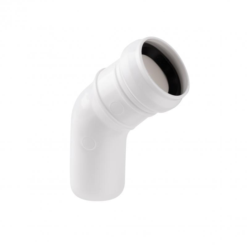 Коліно PPR каналізаційне TA Sewage 32, 45°, фото 1