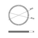 Гумка ущільнювальна TA Sewage 110, фото 2
