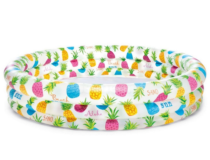 Басейн надувний 59431 Intex Ананаси, 132*28см, фото 1