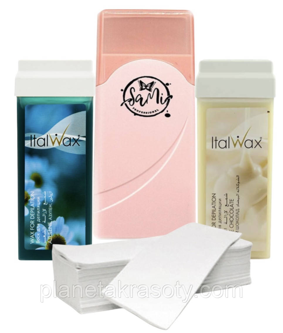 Набір для депіляції з касетним воскоплавом і касетним воском Ital Wax No 10, фото 1