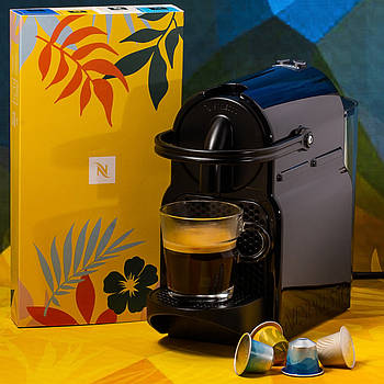 Капсульна кавоварка  Nespresso Inissia EN80.B, 0,8 л, 19 барів, Чорний