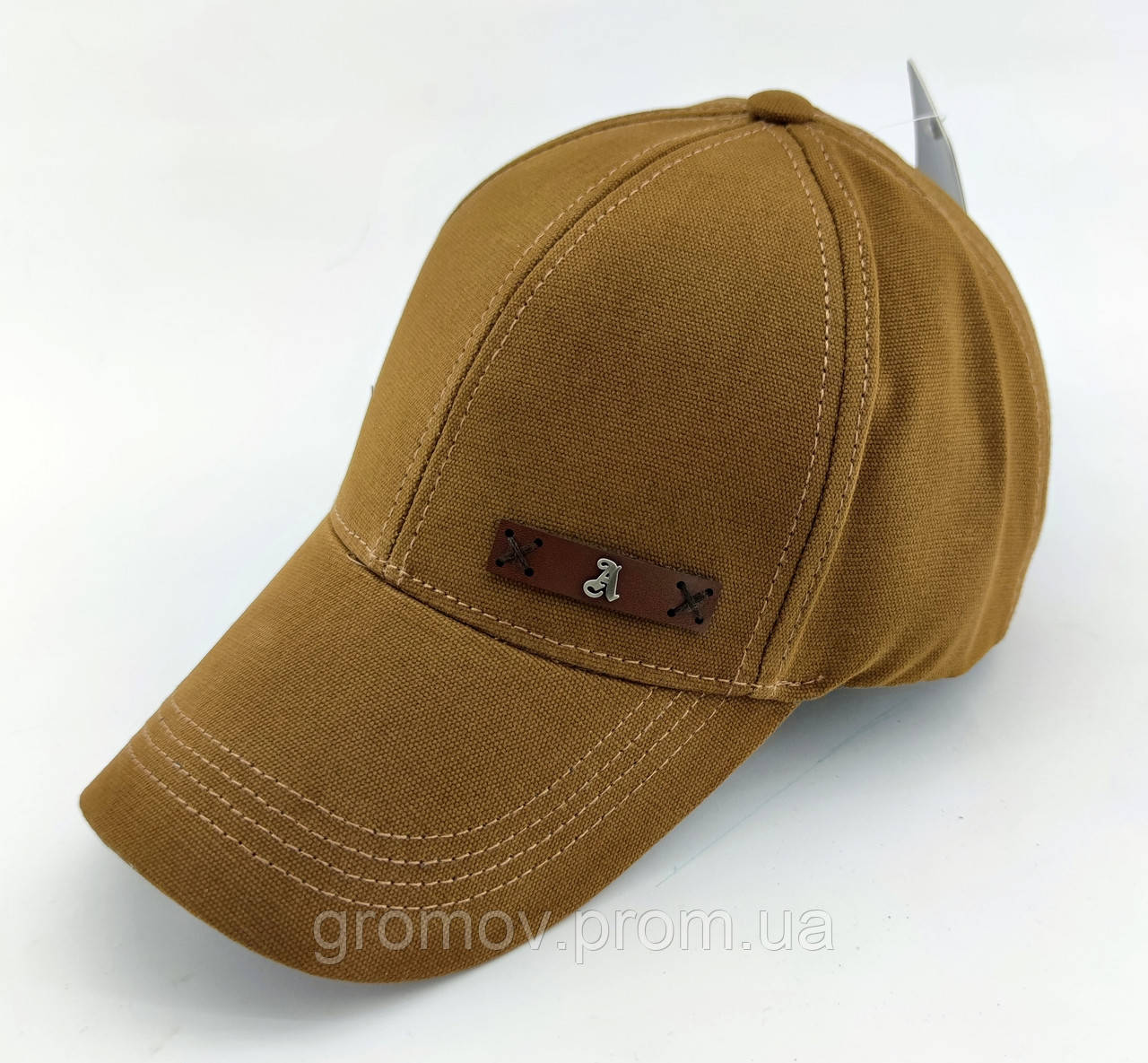 Кепка бейсболка чоловіча Atrics 54-58 розмір котонова низька посадка хакі (ББ236), фото 1