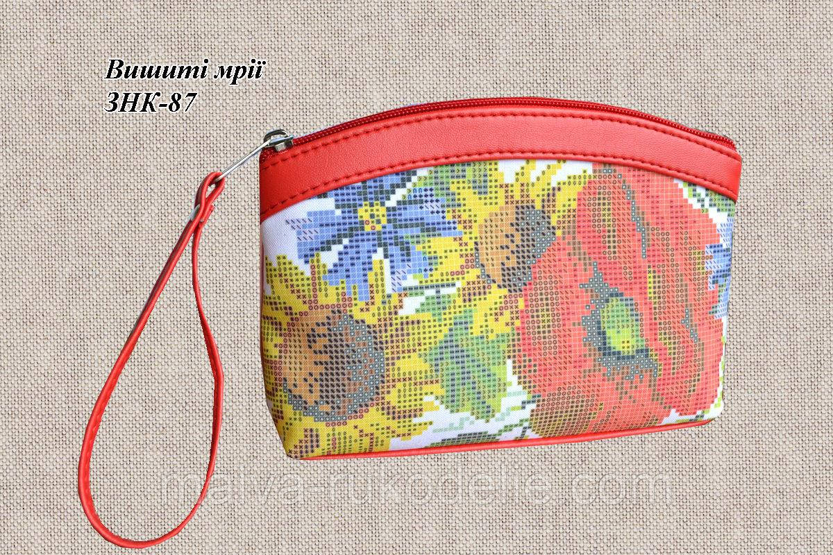 Косметичка-заготовка під вишивку ЗНК-87 (шкіра/шкіра)