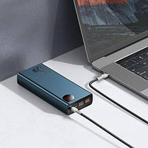 Baseus Adaman Metal Power Bank 65 W 6 A 20000 mAh з технологією QC3.0+PD3.0, фото 5