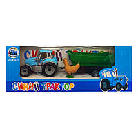 Детская трактор "Синий Трактор" EN1001 с прицепом (EN1001-1)
