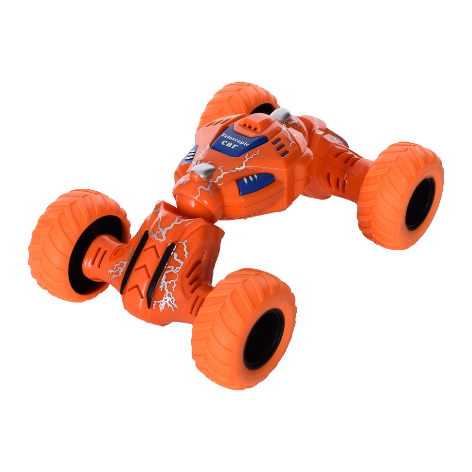 Детская инерционная машинка Bambi 2021-7A трюковая 14,5см (Оранжевый) - фото 1 - id-p1634291373