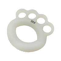 Эспандер MS 3413-30 кистевой, нагрузка 12 кг (Белый), кольцо для сжимания в руке