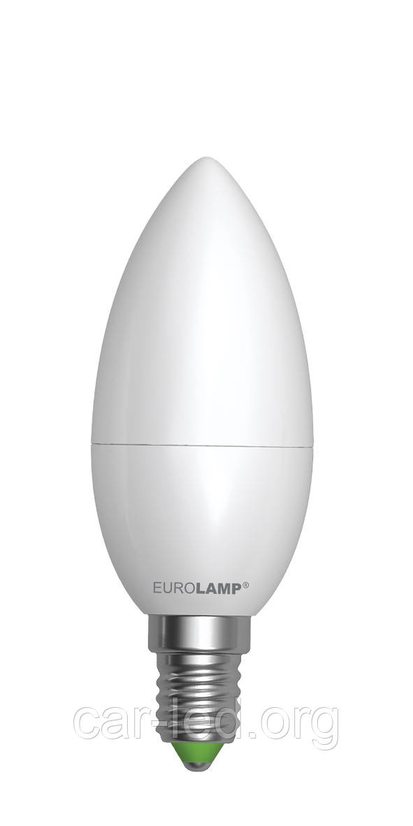 EUROLAMP LED Лампа ЕКО Свеча 6W E14 3000K (матова)