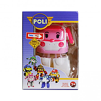 Игрушечный трансформер Робокар Поли 83168 робот+машинка (Розовый)