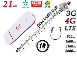 Комплект 4G WiFi роутер Olax U90H + антена стріла 21 дБ