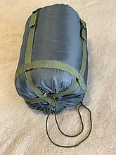 Тактичний теплий спальний мішок / сірий спальник компресійний мішок Sleeping Bag 2 оригінал