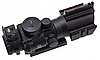 Theta Optics - приціл Rhino 4x32 R/G/B Оптичне волокно оригінал, фото 2