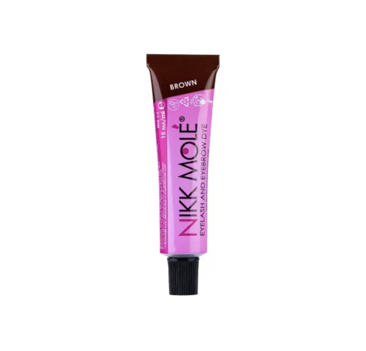 Фарба для брів "NIKK MOLE", коричнева