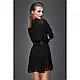 Сексуальна сукня прозоре з поясом F150 Noir Handmade XL, фото 3