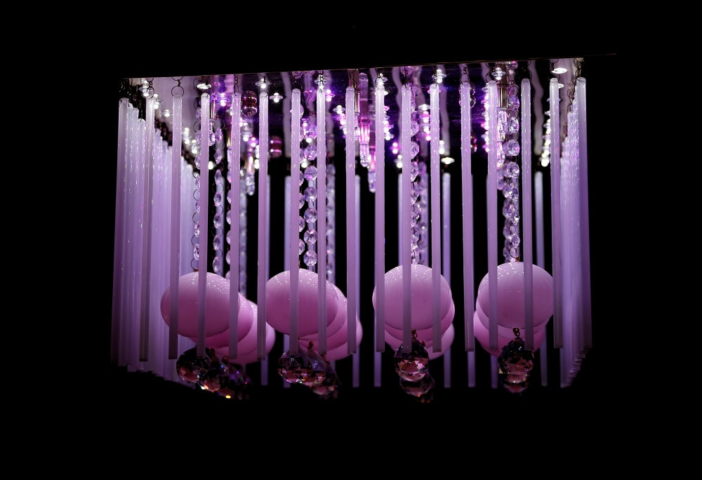 Стельова квадратна люстра L845/9 (FGD), фото 1