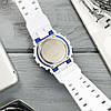 Годинник наручний Casio G-Shock GA-100 White-Blue-Black, фото 6