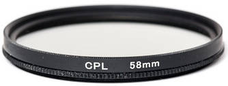Світлофільтр PowerPlant CPL 58 мм