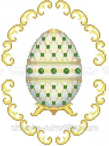 Пасхальна серветка для вишивки бісером 20х30см
