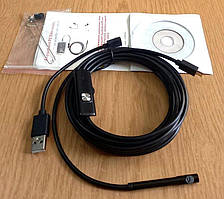 Камера ендоскоп Android and PC Endoscope 3м 7мм