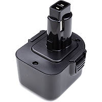 Акумулятор PowerPlant для шуруповертів та електроінструментів BLACK&DECKER 12V 2.0Ah Ni-MH (A9252) TB921027