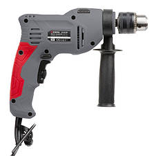 Дриль ударний 600 Вт, 0-3000 об/хв, 1.5-13 мм, реверс INTERTOOL DT-0109, фото 3
