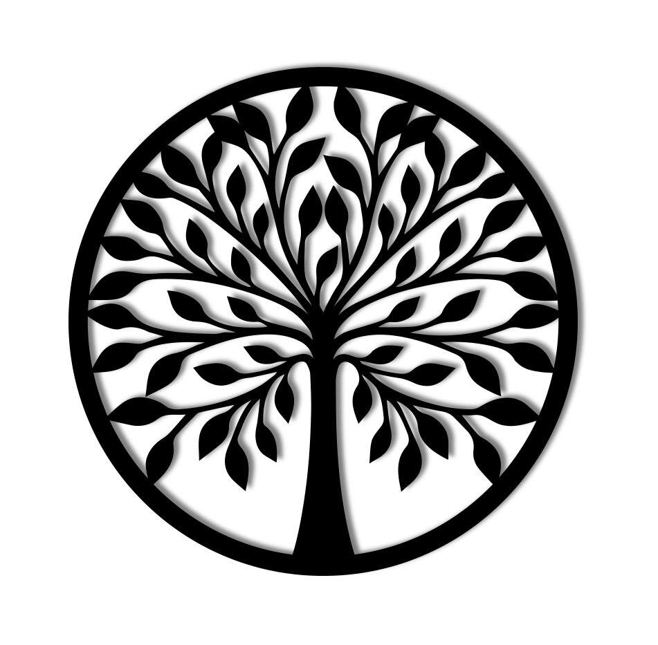 Картина панно із дерева DK Дерево життя 46х46 см (pn211)