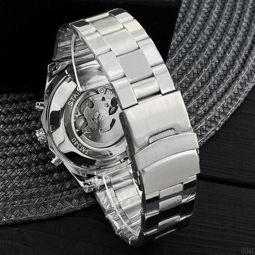 Часы наручные Winner 340 Silver-Black - фото 3 - id-p1634402227