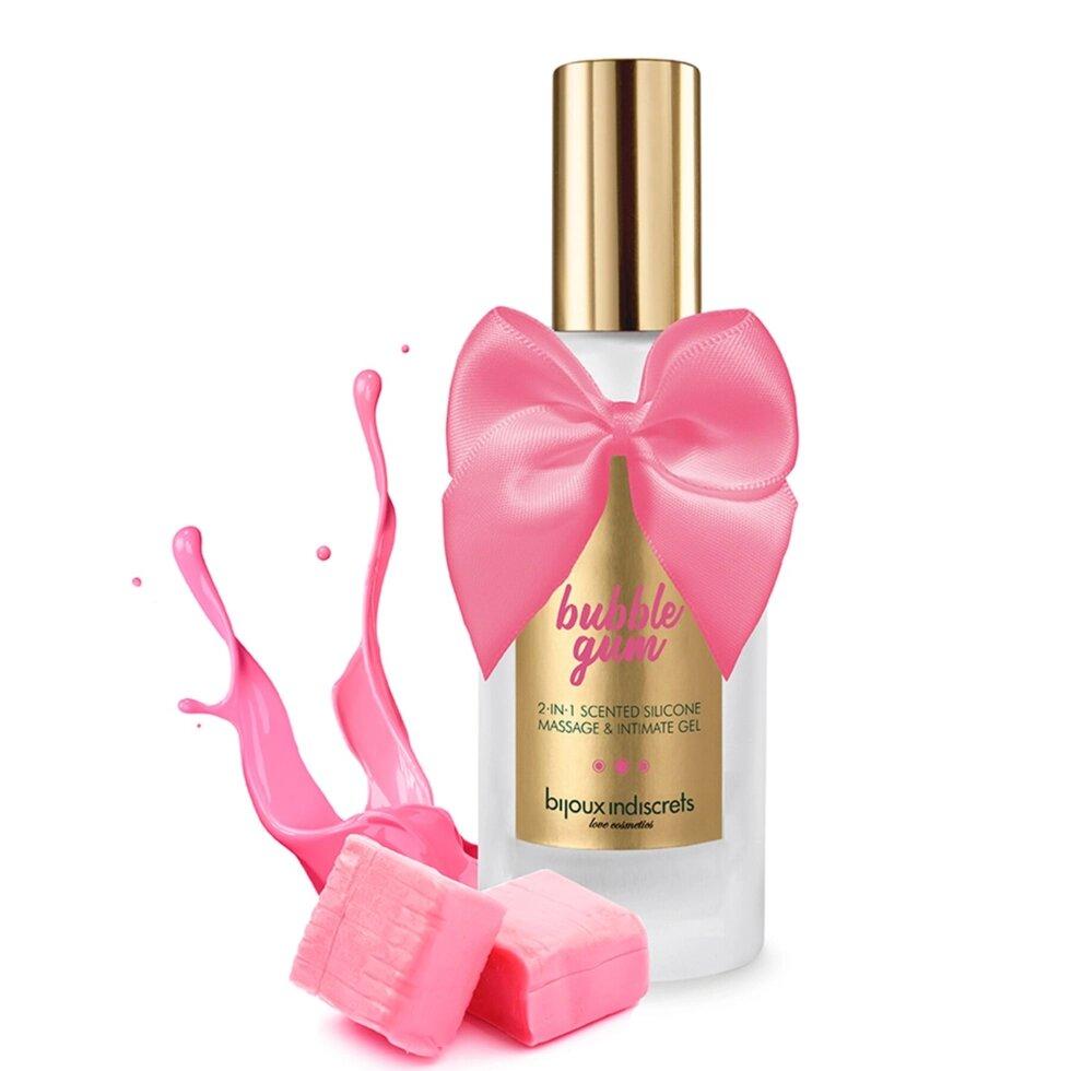 Силіконові мастильні матеріали 2V1 Bijoux Indiscrets Bubblegum для сексу та масажу