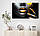 Картина на полотні на стіну для інтер`єру/спальні/прихожої DK Чорно-біла дівчина у золоті 60x100 см (MK10096_M), фото 3