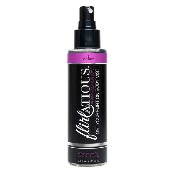 Spris-Body Mik з гранатом Feromones Sensuva Flirtout, FIG, Coconut & Plumeria Mist Body Mist