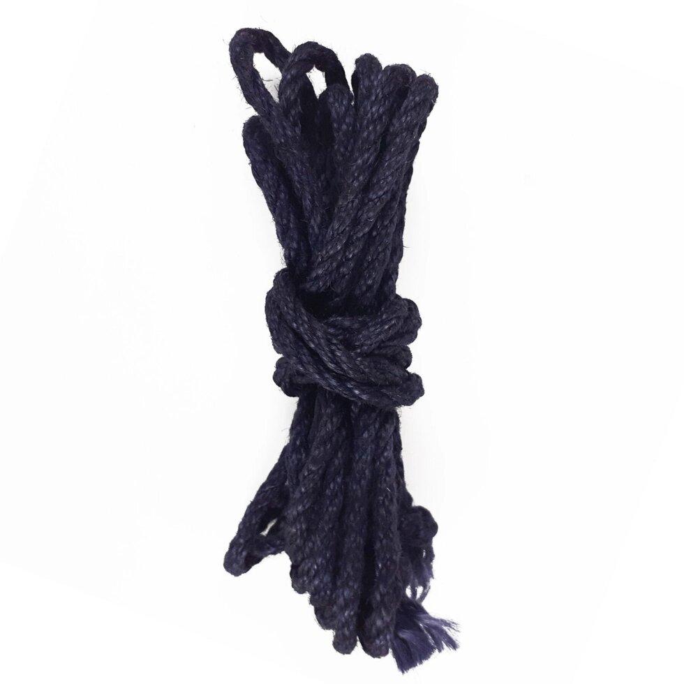 Juple rope bdsm 8 метрів, 6 мм, синій колір