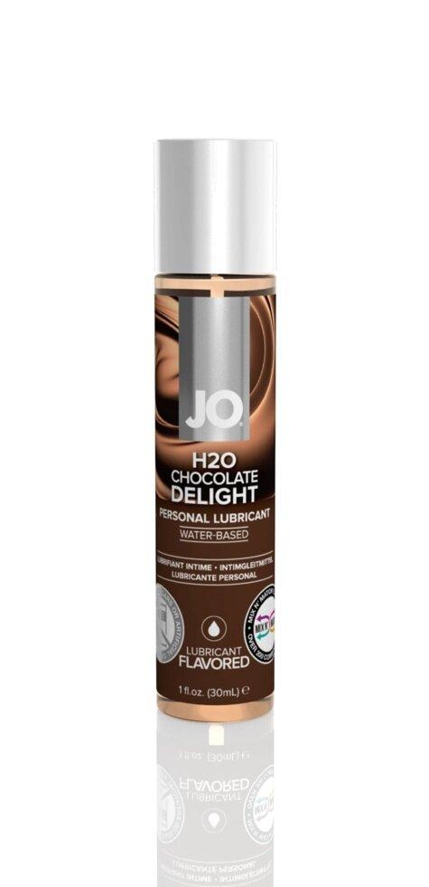 Смазка на водной основе System JO H2O — Chocolate Delight (30 мл) без сахара, растительный глицерин