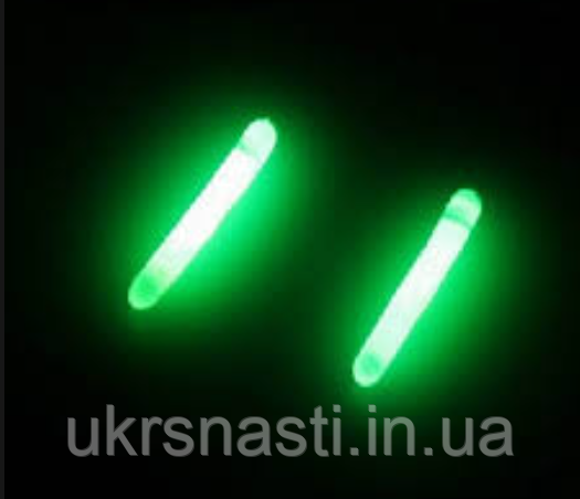 Світлячки для нічної риболовлі SMS 4х39мм, Світлячок для риболовлі набір 2шт, фото 1