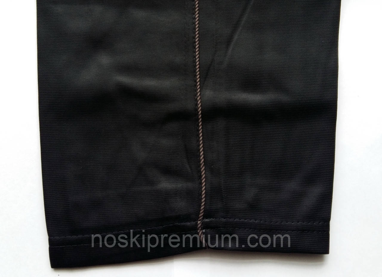 Штаны спортивные мужские AO Longcom, размеры XL-5XL, модель 0361-1, чёрные - фото 2 - id-p265198493