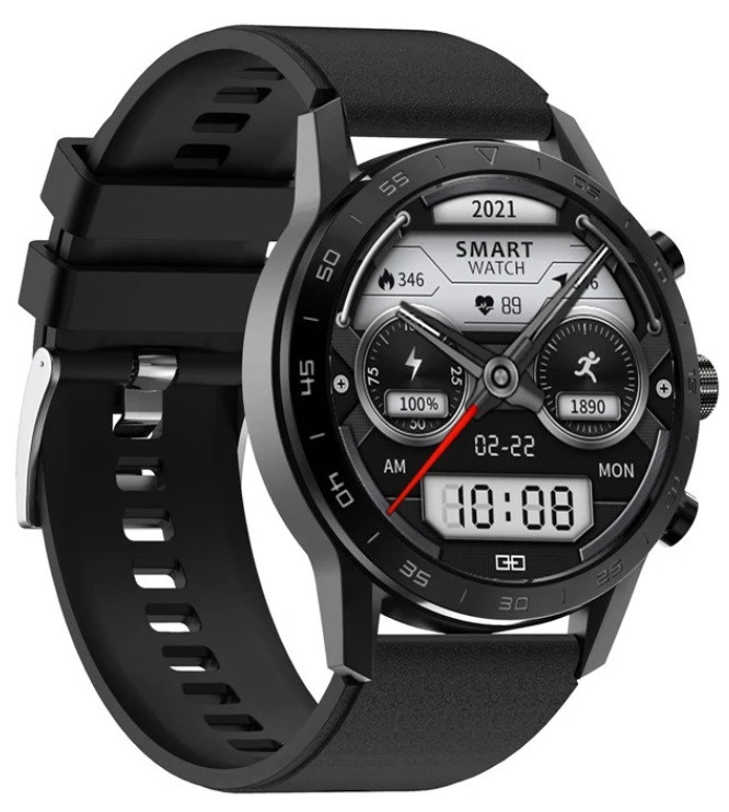 Чоловічий розумний годинник Smart DT07 Dark, фото 1