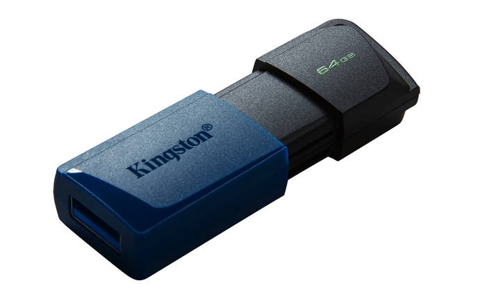 Флешка USB 3.2 64GB Kingston DataTraveler Exodia M Black/Blue (DTXM/64GB), фото 1