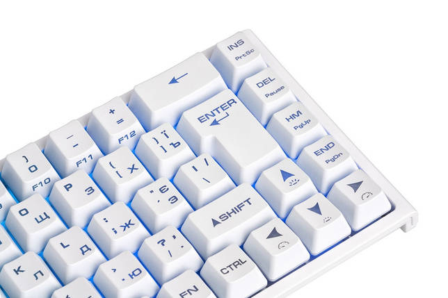 Клавіатура Wireless 2E Gaming KG360UWT RGB Ukr (2E-KG360UWT) White USB, фото 3