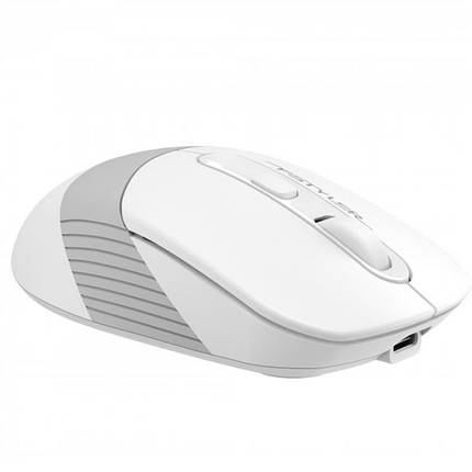 Миша Wireless A4Tech FB10C Grayish White USB, фото 3